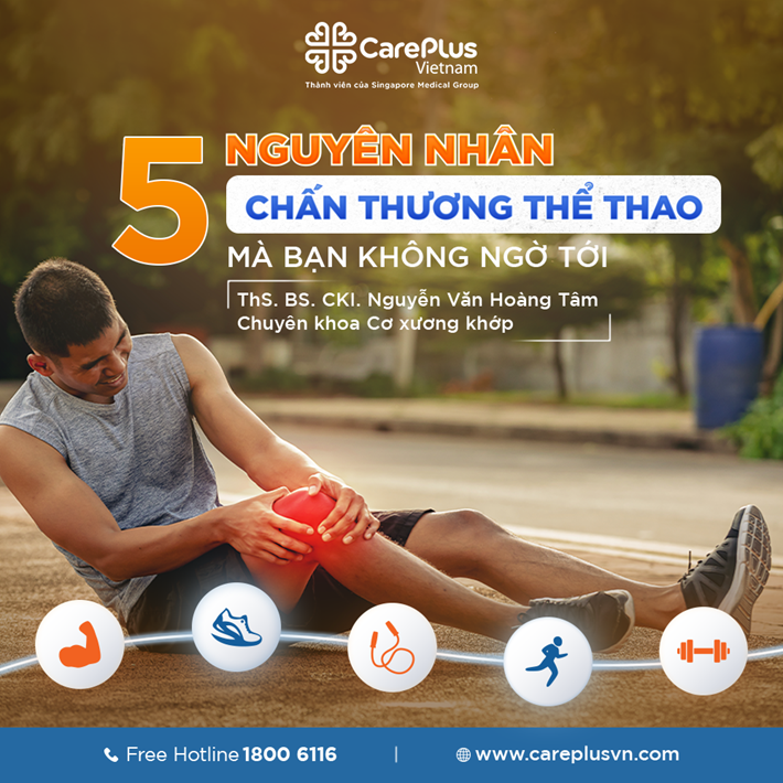 5 NGUYÊN NHÂN GÂY CHẤN THƯƠNG THỂ THAO MÀ BẠN KHÔNG NGỜ TỚI 