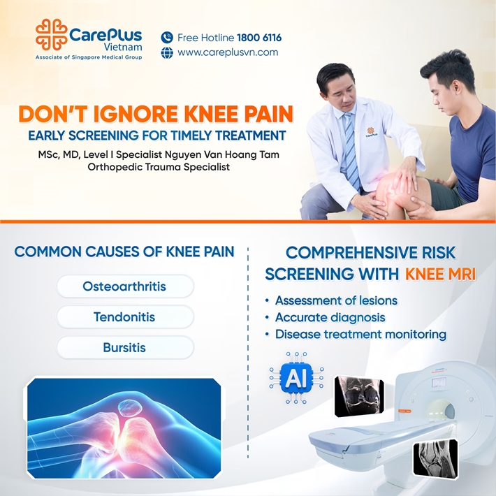 DON’T IGNORE KNEE PAIN - EARLY SCREENING FOR TIMELY TREATMENT