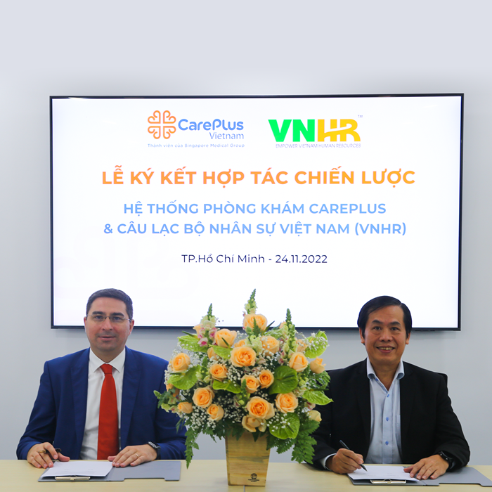 CAREPLUS & VNHR: SIGNED FOR STRATEGIC PARTNERSHIP BETWEEN CAREPLUS INTERNATIONAL CLINICS AND VIETNAM HUMAN RESOURCE CLUB - VNHR IN NOVEMBER 2022