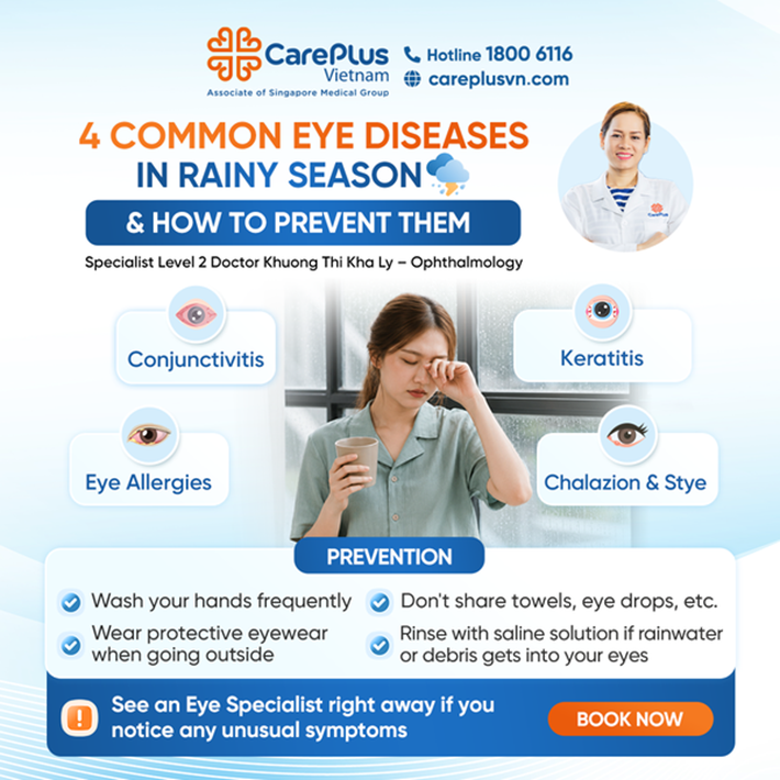 4 COMMON EYE DISEASES IN RAINY SEASON & HOW TO PREVENT THEM