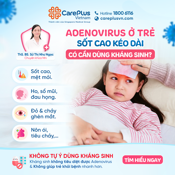 ADENOVIRUS IN CHILDREN: PROLONGED HIGH FEVER DOES NOT ALWAYS REQUIRE ANTIBIOTICS!