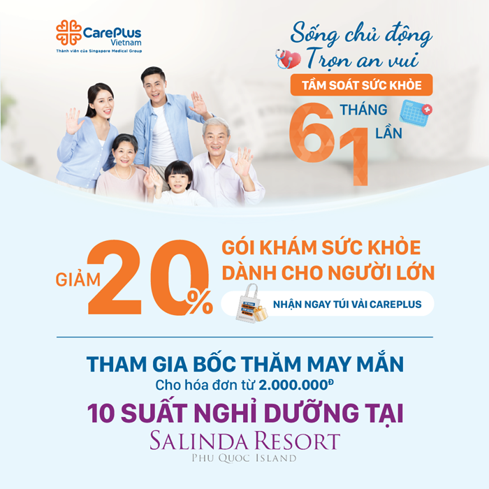 SỐNG CHỦ ĐỘNG TRỌN AN VUI - TẦM SOÁT SỨC KHỎE 6 THÁNG 1 LẦN