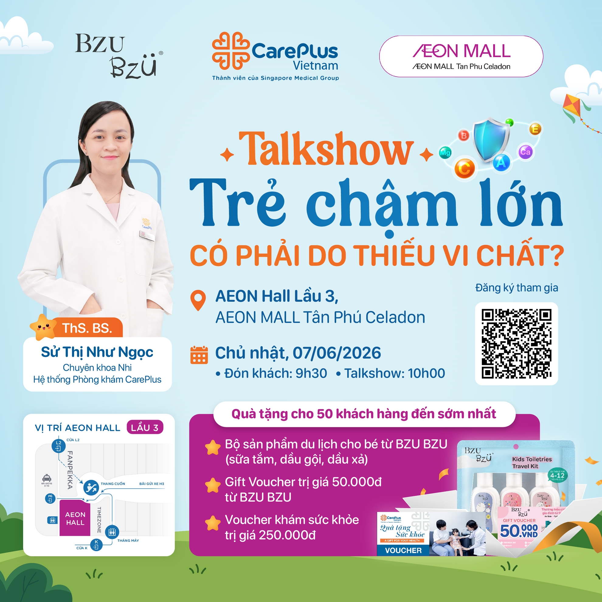 TALKSHOW: TRẺ CHẬM LỚN CÓ PHẢI DO THIẾU VI CHẤT? 