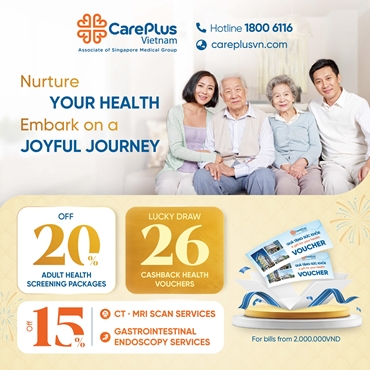 NURTURE YOUR HEALTH - EMBARK ON A JOYFUL JOURNEY (20% OFF ON ADULT HEALTH SCREENING PACKAGES)