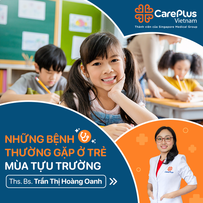 Các bệnh thường gặp ở trẻ mùa tựu trường