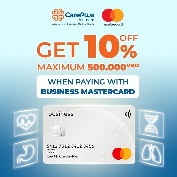 Get 10% off when paying with Business Mastercard