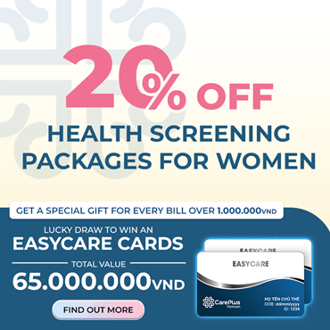 20% OFF ON HEALTH CHECK PACKAGES FOR WOMEN 

