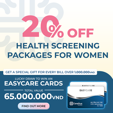 20% OFF ON HEALTH CHECK PACKAGES FOR WOMEN 
