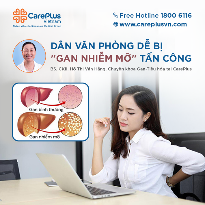 DÂN VĂN PHÒNG DỄ BỊ "GAN NHIỄM MỠ" TẤN CÔNG 