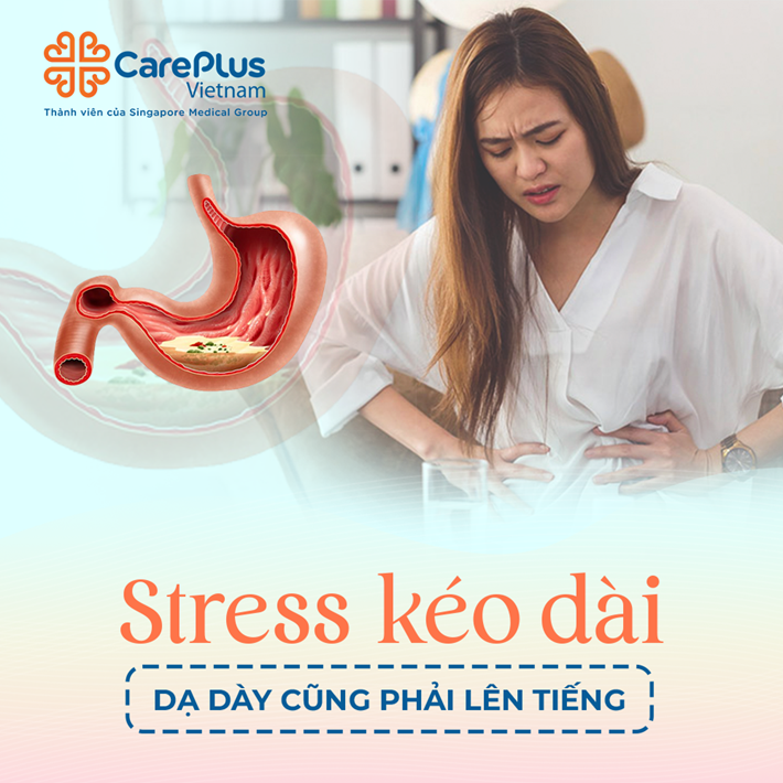 Stress kéo dài - Dạ dày cũng phải lên tiếng. 