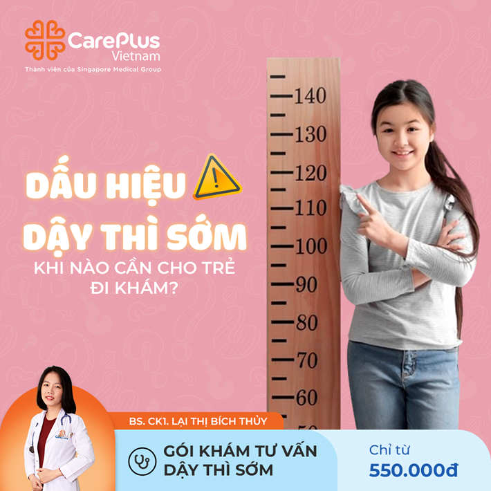 DẤU HIỆU CON DẬY THÌ SỚM CHA MẸ CẦN NHẬN BIẾT & CAN THIỆP KỊP THỜI