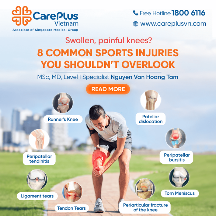 SWOLLEN, PAINFUL KNEES? 8 COMMON SPORTS INJURIES YOU SHOULDN’T OVERLOOK