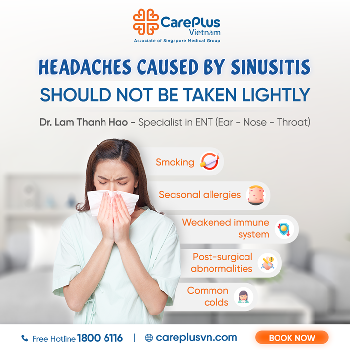 HEADACHES CAUSED BY SINUSITIS – SHOULD NOT BE TAKEN LIGHTLY
