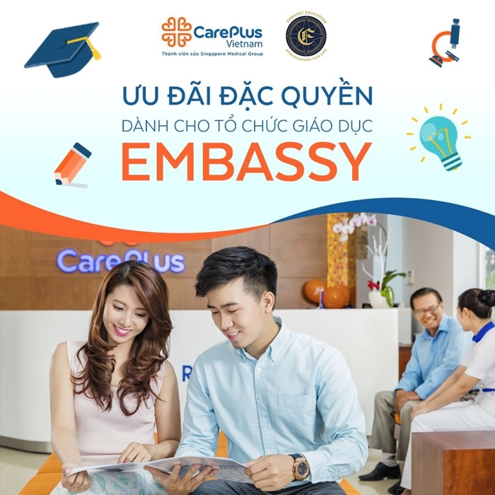 Ưu đãi đặc quyền dành cho khách hàng và CBNV Tổ chức Giáo dục Embassy