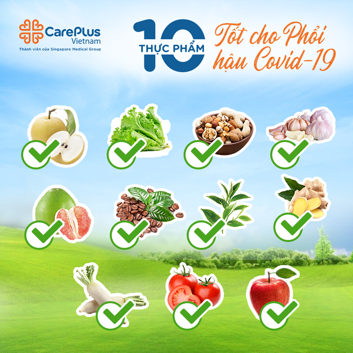 10 thực phẩm tốt cho phổi sau mắc COVID-19