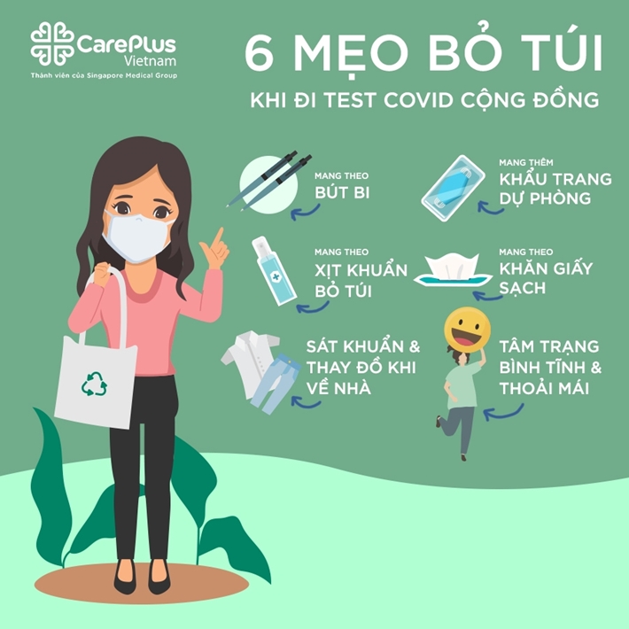 6 Mẹo bỏ túi khi đi test Covid cộng đồng 