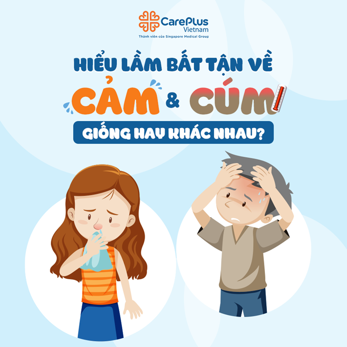 Hiểu lầm bất tận về CẢM & CÚM - Giống hay Khác nhau? 