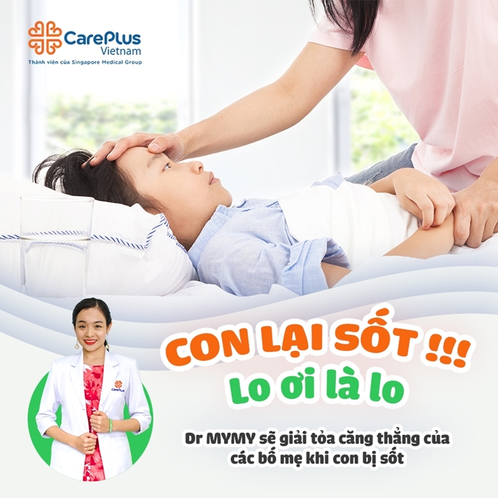 Giải tỏa căng thẳng của bố mẹ khi con bị sốt