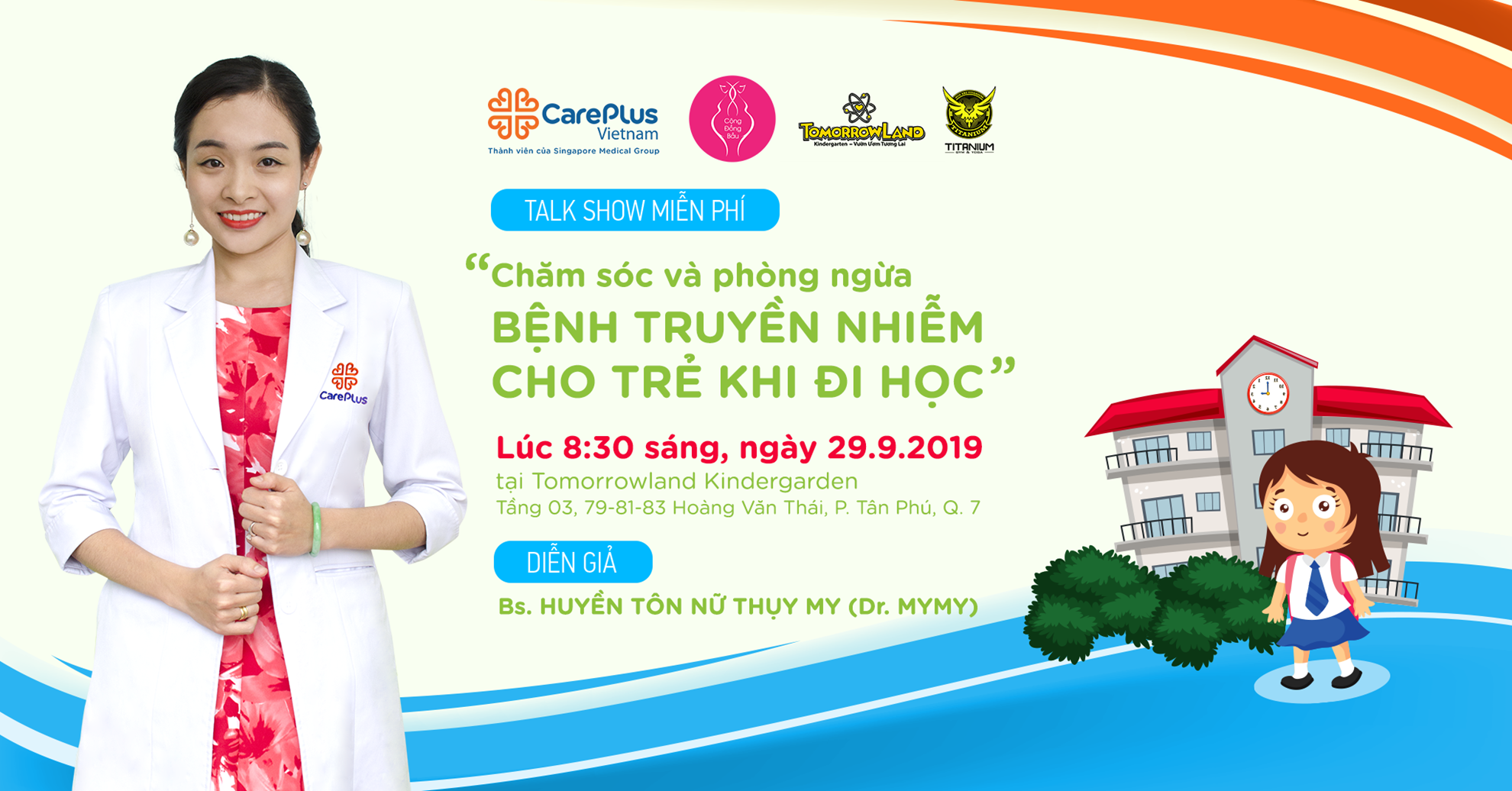 Talkshow ''How to prevent and take care of children against infectious diseases at school?''