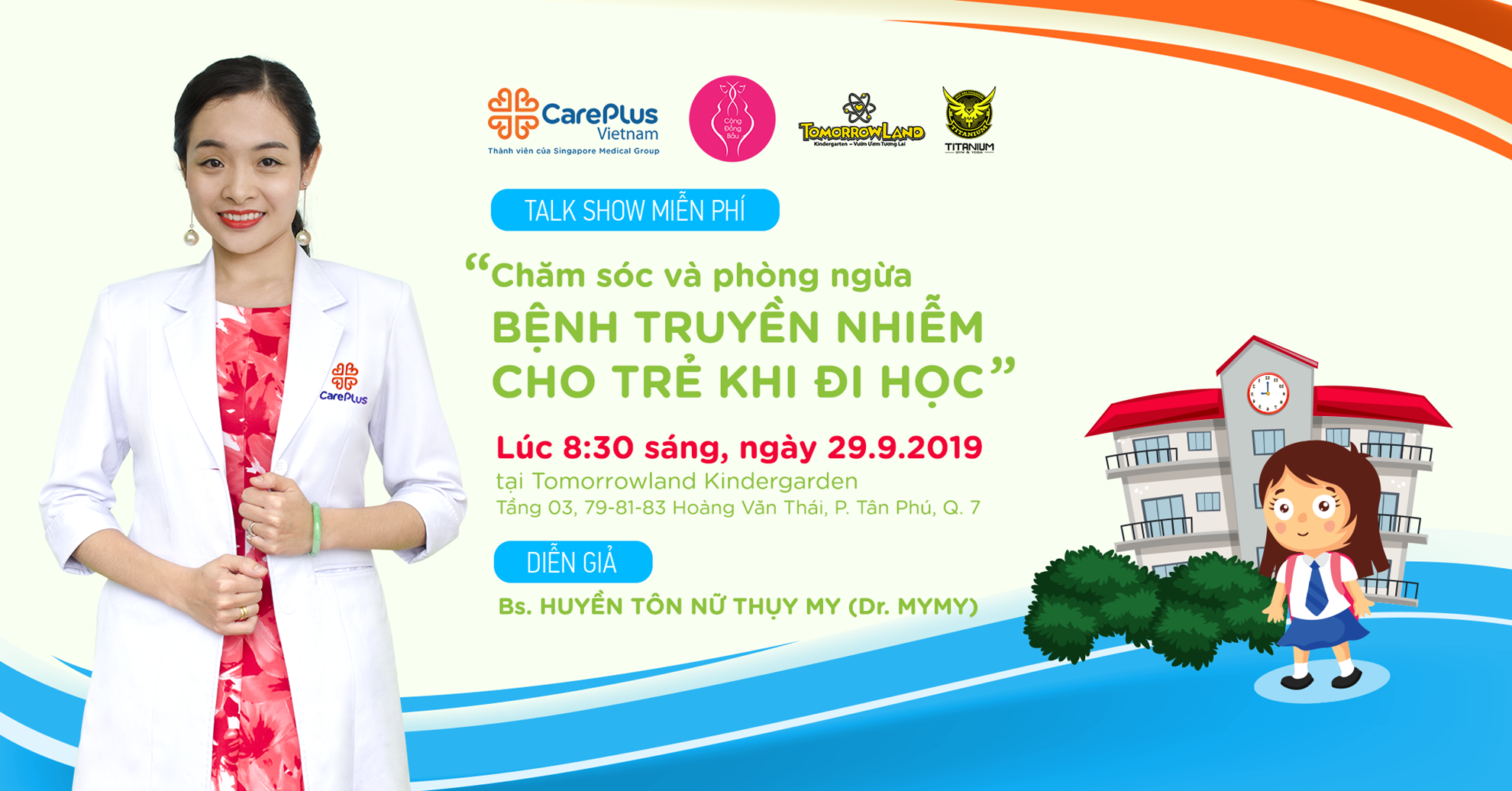 Talk show ''Chăm sóc và phòng ngừa bệnh truyền nhiễm cho trẻ đi học''