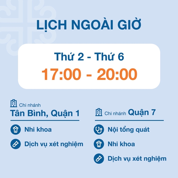 Thông báo lịch làm việc ngoài giờ tại phòng khám CarePlus