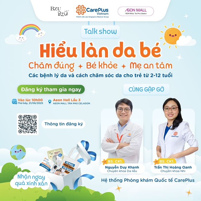 TALKSHOW: HIỂU LÀN DA BÉ – CHĂM ĐÚNG, BÉ KHỎE, MẸ AN TÂM