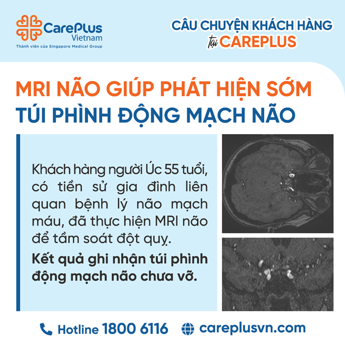 GIÁ TRỊ CỦA MRI SỌ NÃO TRONG TẦM SOÁT VÀ PHÁT HIỆN SỚM TÚI PHÌNH ĐỘNG MẠCH NÃO CÓ YẾU TỐ DI TRUYỀN 