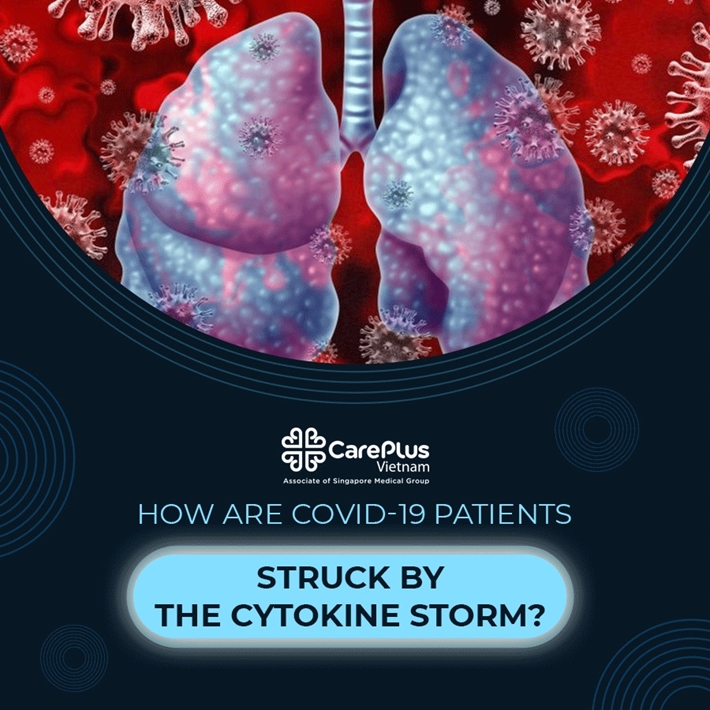 How are COVID-19 patients struck by the Cytokine storm?