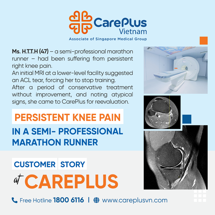 PERSISTENT KNEE PAIN IN A MARATHON RUNNER
