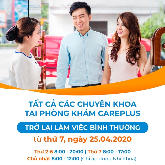 CarePlus quay lại Lịch làm việc bình thường sau thời gian cách ly toàn xã hội