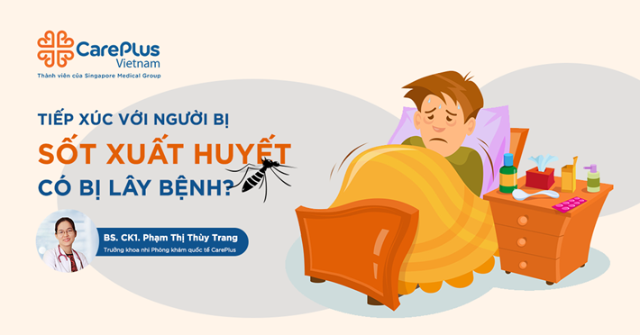 Tiếp xúc với người bị " Sốt Xuất Huyết" có bị lây bệnh?