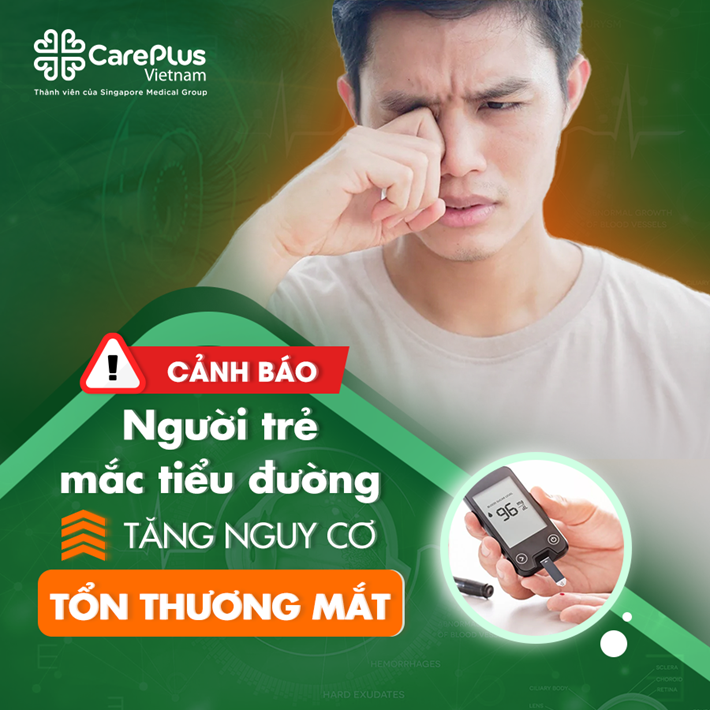 CẢNH BÁO TÌNH TRẠNG NGƯỜI TRẺ MẮC BỆNH TIỂU ĐƯỜNG TĂNG NGUY CƠ TỔN THƯƠNG MẮT