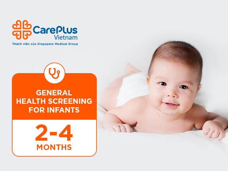 General health screening for babies 2-4 months