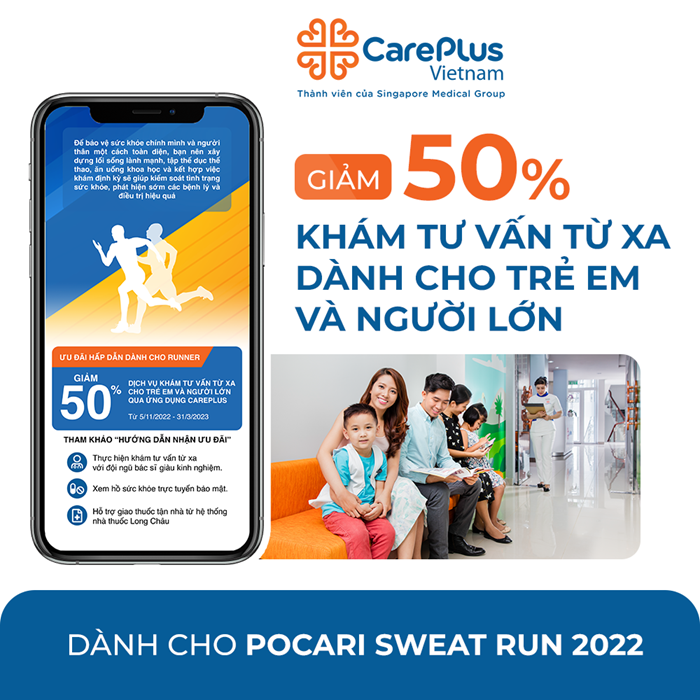 Ưu đãi dành cho Runner tại đường đua Pocari Sweat Run 2022 