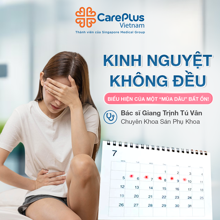 KINH NGUYỆT KHÔNG ĐỀU CÓ BIỂU HIỆN THẾ NÀO? KHI NÀO CẦN ĐI KHÁM?