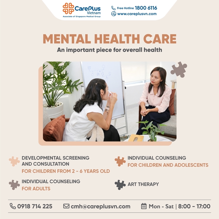 MENTAL HEALTH CARE - AN IMPORTANT PIECE FOR OVERALL HEALTH