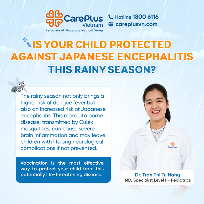THE RAINY SEASON IS HERE – HAS YOUR CHILD BEEN VACCINATED AGAINST JAPANESE ENCEPHALITIS?