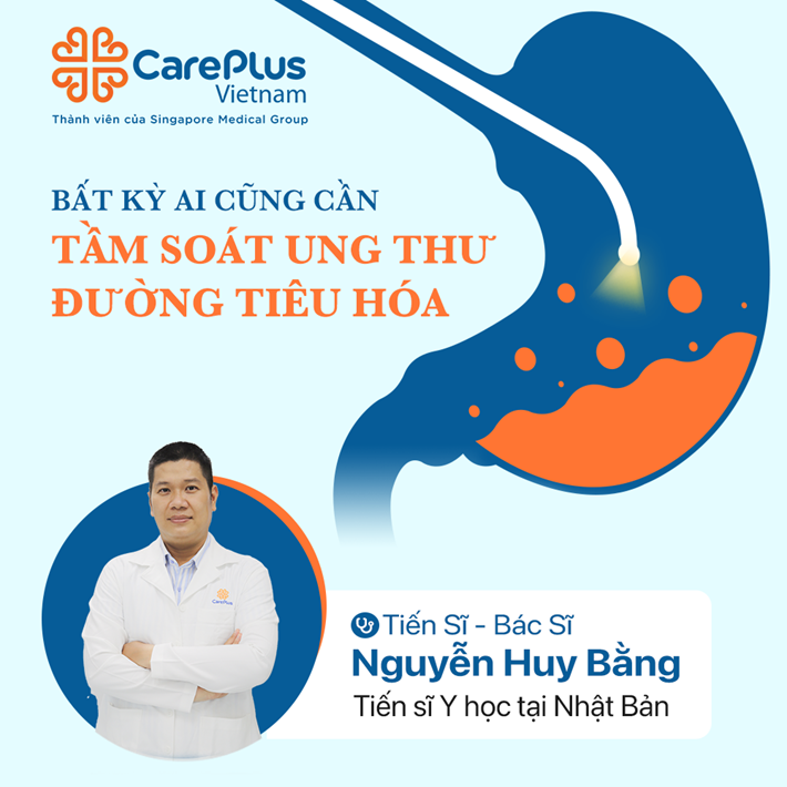 Bất kỳ ai trong chúng ta cũng cần tầm soát ung thư đường tiêu hóa  