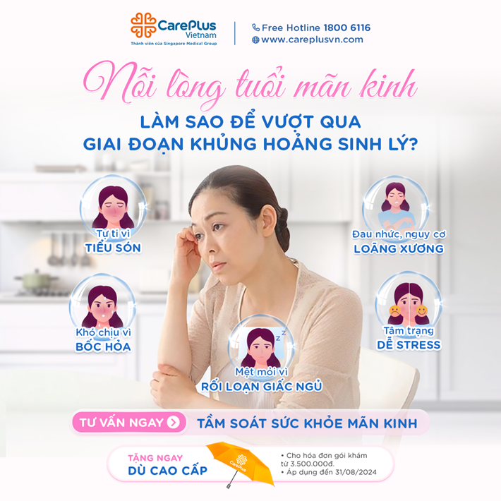 NHỮNG VẤN ĐỀ THƯỜNG GẶP Ở PHỤ NỮ MÃN KINH