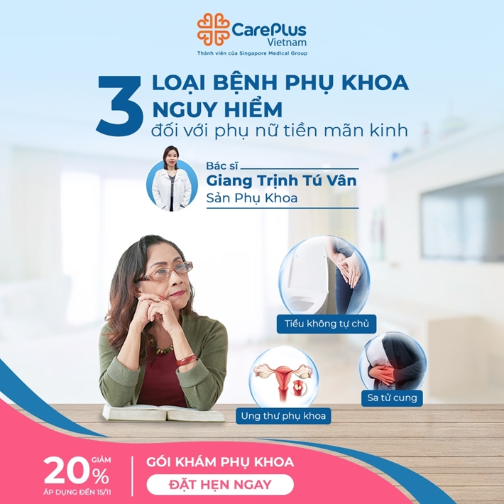 Phụ nữ mãn kinh thường gặp các bệnh phụ khoa nào? 