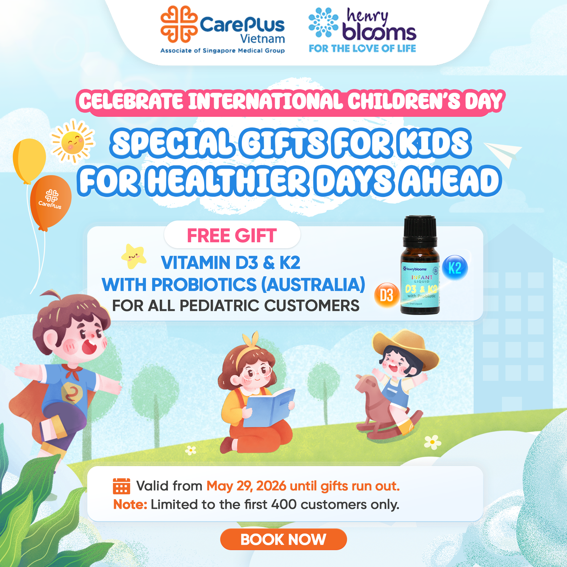 CELEBRATING INTERNATIONAL CHILDREN’S DAY – JUNE 1ST   SPECIAL GIFTS FOR LITTLE ONES, HEALTHIER EVERY DAY