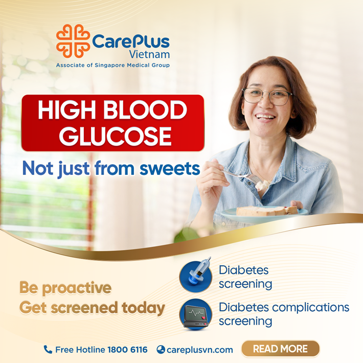 HIGH BLOOD GLUCOSE - NOT JUST FROM SWEETS
