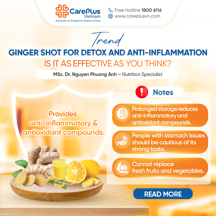 THE GINGER SHOT TREND FOR DETOX AND ANTI-INFLAMMATION: IS IT REALLY THAT EFFECTIVE? 