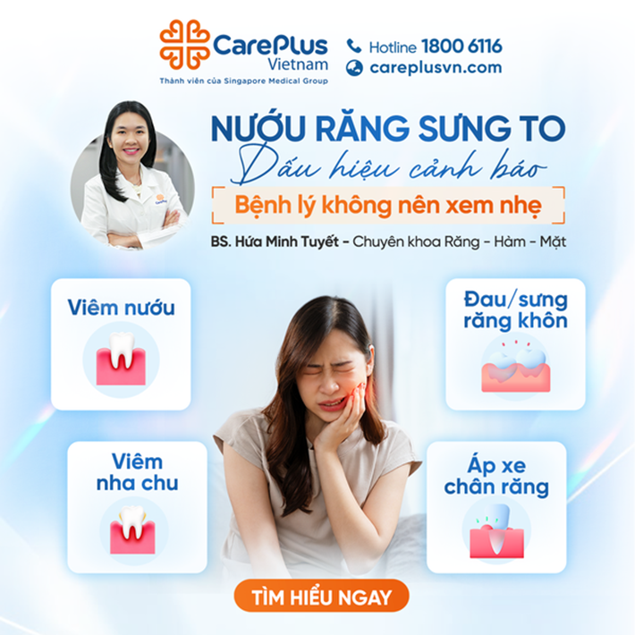 NƯỚU RĂNG SƯNG TO: DẤU HIỆU CẢNH BÁO BỆNH LÝ BẠN KHÔNG NÊN XEM NHẸ 