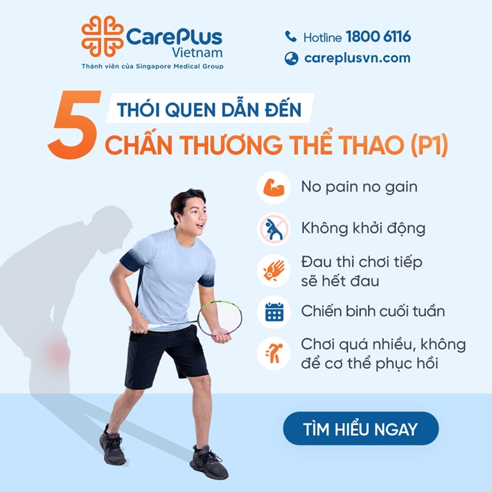5 THÓI QUEN DỄ DẪN ĐẾN CHẤN THƯƠNG THỂ THAO MÀ BẠN NÊN LƯU Ý (PHẦN 1)