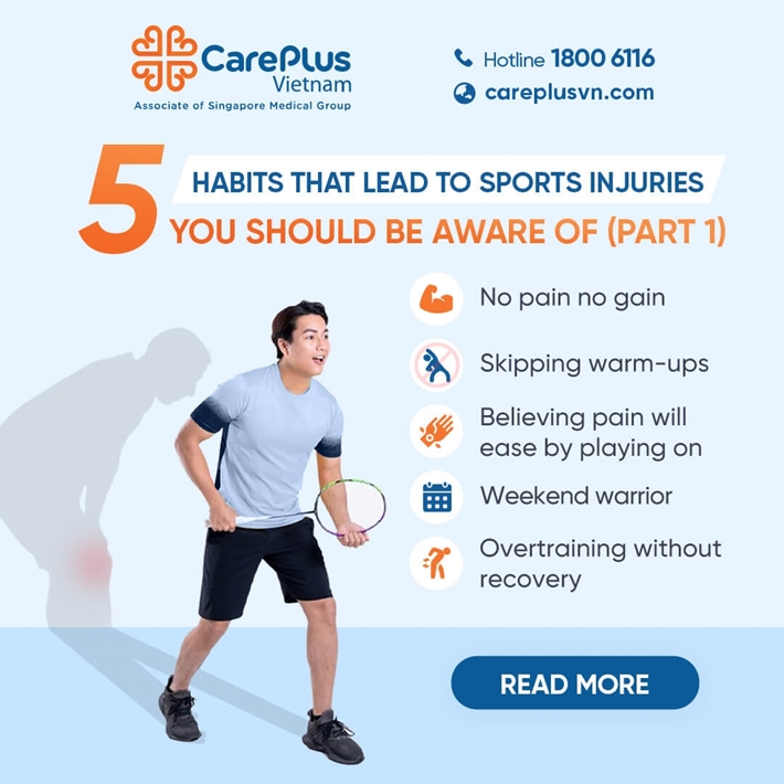 5 HABITS THAT LEAD TO SPORTS INJURIES YOU SHOULD BE AWARE OF (PART 1)