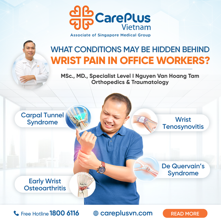 WHAT CONDITIONS MAY BE HIDDEN BEHIND WRIST PAIN IN OFFICE WORKERS? 