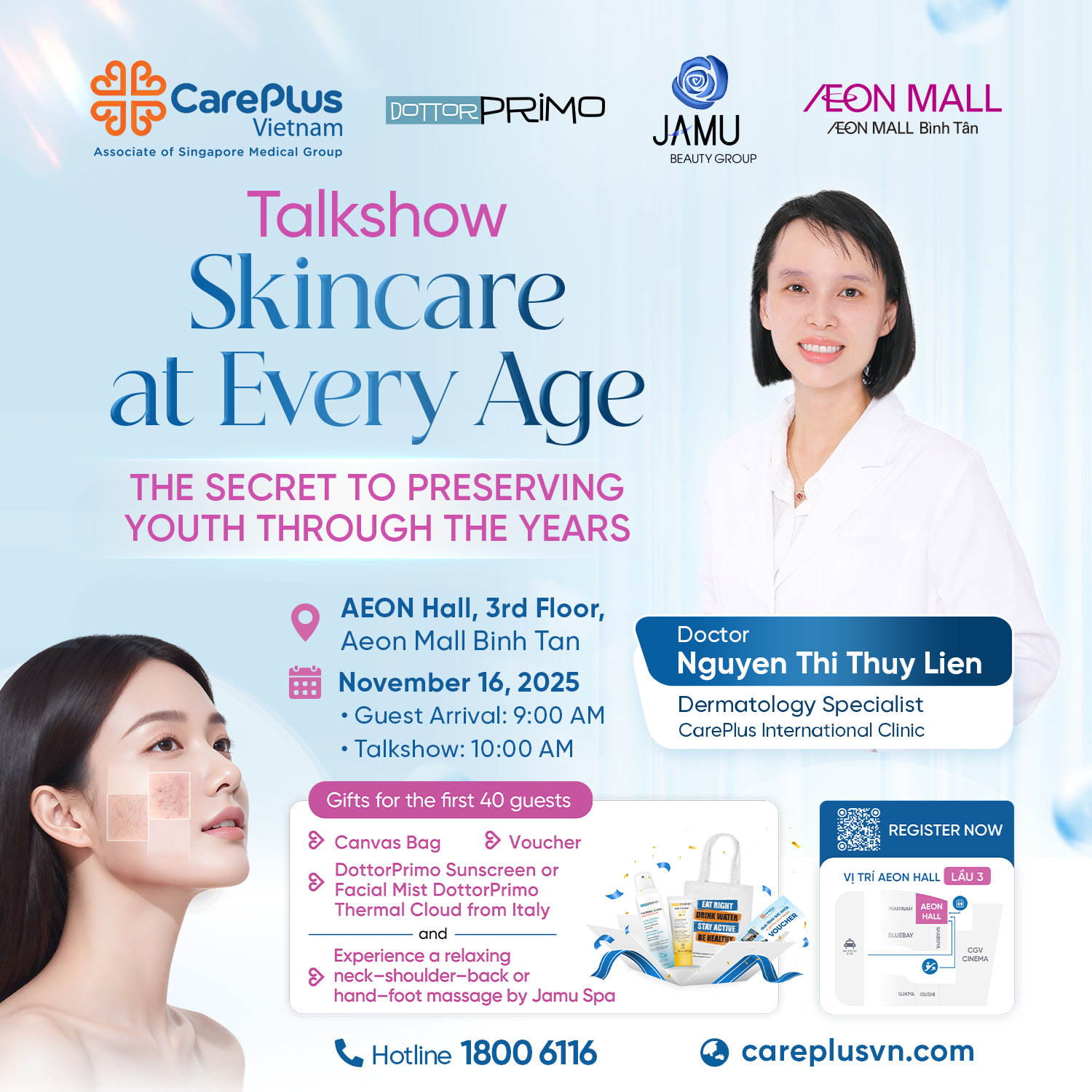 📌 TALKSHOW: SKINCARE AT EVERY AGE – THE SECRET TO PRESERVING YOUTH THROUGH THE YEARS