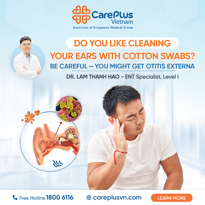 DO YOU LIKE CLEANING YOUR EARS WITH COTTON SWABS? BE CAREFUL — YOU MIGHT GET OTITIS EXTERNA 