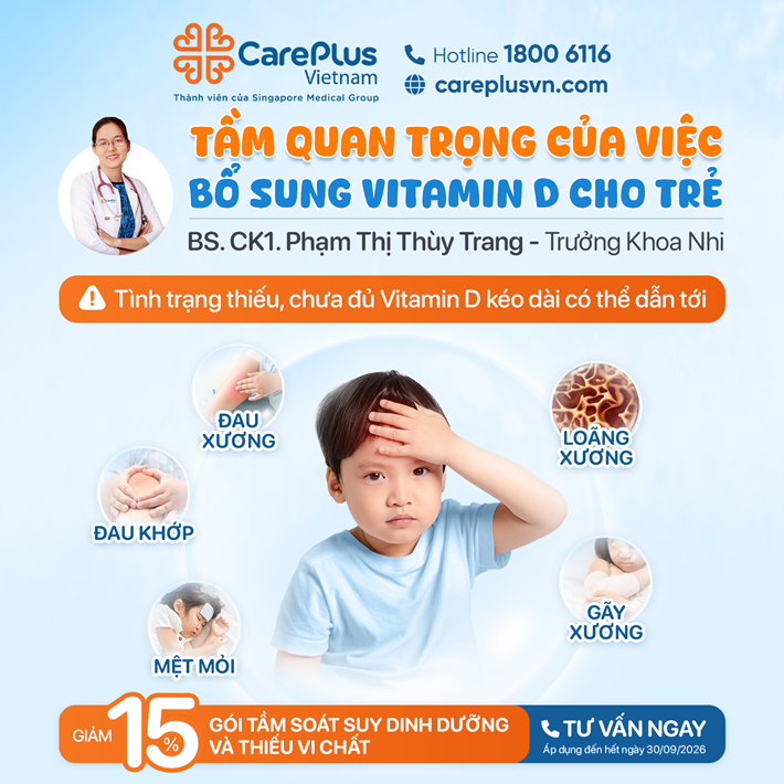 ☀️ VITAMIN D – “CHÌA KHÓA VÀNG” CHO XƯƠNG CHẮC KHỎE VÀ HỖ TRỢ PHÁT TRIỂN TOÀN DIỆN Ở TRẺ 
